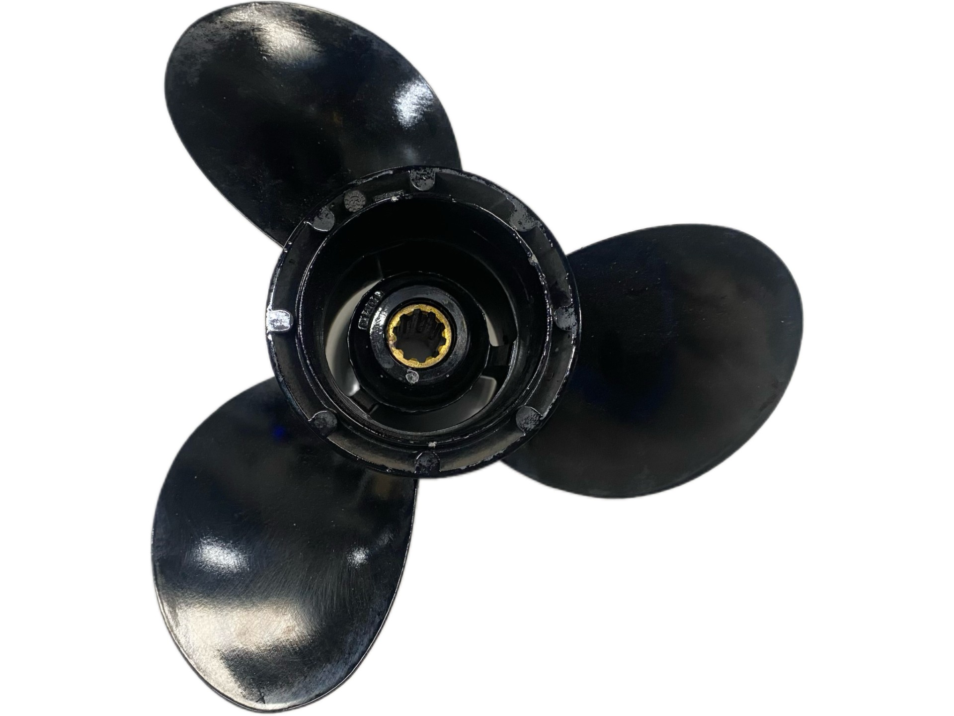 Suzuki Propeller 3 x 10 1/4 x12 Black 58100-91L20-019 (Jong Gebruikt)
