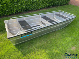 QWEST MARINE F301 (Aluminium platbodem + reling)