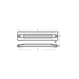 Honda Bar Anode 75-130-225HP Aluminium
