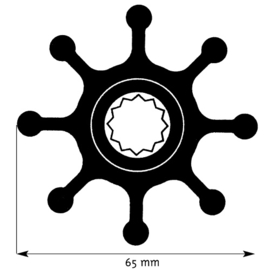Johnson Impeller pomp 09-1028B