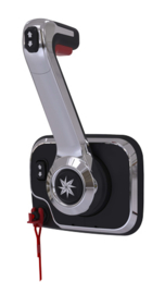 SeaStar Xtreme Control, zijmontage, Chrome met trim- en noodstopschakelaar
