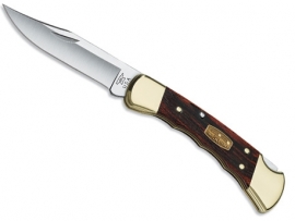 Buck Folding Hunter Finger Grooved