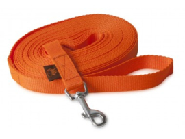 Firedog Tracking leash/lijn 20 mm classic snap hook 20 m oranje