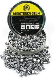 Luchtdrukkogeltjes RWS Meisterkugeln geweer 4.5 mm 8.2 grain