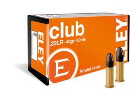 Kogelpatronen Eley Club .22 LR RN 40 Grain