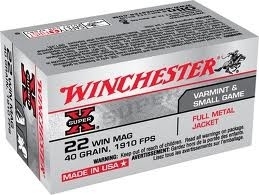 Kogelpatroon Winchester Super X .22 WMR JHP 40 grain