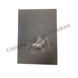 Etui Jachtpapieren / akte / verlof Hert Suede look