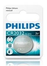 Batterij Philips/Varta CR2032 Lithium 3 Volt