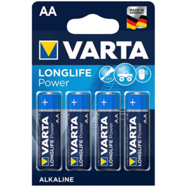 Batterij Varta Longlife Power Alkaline 1.5V LR6/AA/Penlite