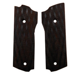 Grip Mustang S&W 59 Checkered Wood Walnut