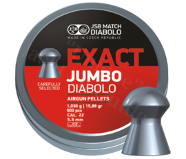 Luchtdrukkogeltjes JSB Exact Diabolo Jumbo 5.5 mm 15.89 grain