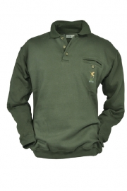 Hubertus Hunting Sweatshirt Polo-trui motief ree