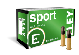 Kogelpatronen Eley Sport .22 LR RN 40 Grain