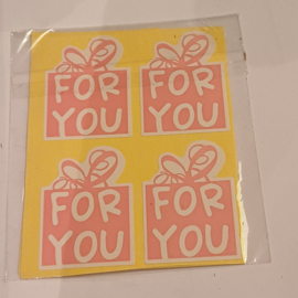 For you stickers