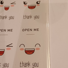 Open me stickers