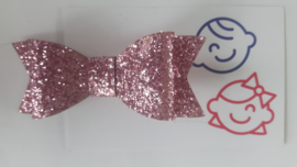 strik roze spikkels glitter 7 cm