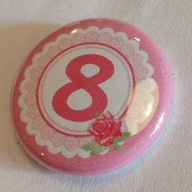 Cijfer 8 button