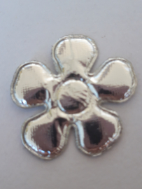 Bloem 3 cm zilver