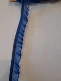 Organza elastiek blauw