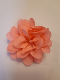 Haar bloem midden roze 4cm