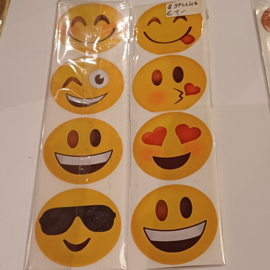 Smiley faces stickers