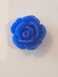 Bloem flatback blauw