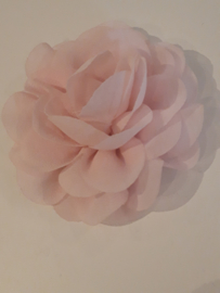 Chiffon bloem licht roze