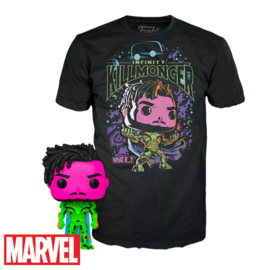 Marvel What If...?: Infinity Killmonger Funko Pop + Tshirt (Maat M)