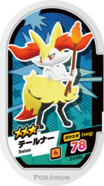 Braixen Mezastar Card