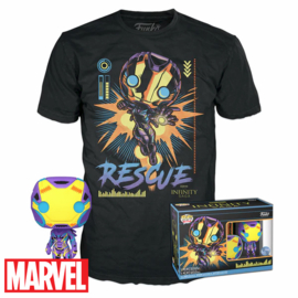 Marvel Infinity Saga: Rescue (Blacklight) Pop + Tee (Maat L)