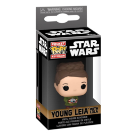 Star Wars Kenobi: Young Leia with Lola Pocket Pop Keychain