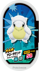 Sandshrew (Alolan) Mezastar Card