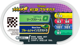 Venusaur Mezastar Card