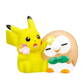 Pikachu & Rowlet Figuur