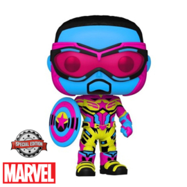 Marvel Falcon: Captain America (Black Light) Funko Pop 987