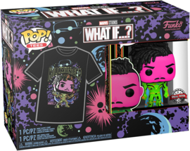 Marvel What If...?: Infinity Killmonger Funko Pop + Tshirt (Maat M)