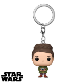 Star Wars Kenobi: Young Leia with Lola Pocket Pop Keychain