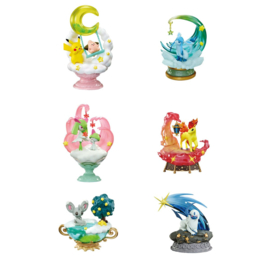 Pokémon Re-Ment Starrium: Pikachu & Cleffa Figuur