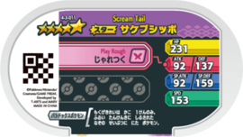 Scream Tail Mezastar Card