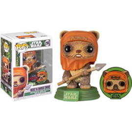 Star Wars: Wicket W. Warrick (Endor) + Pin Funko Pop 290