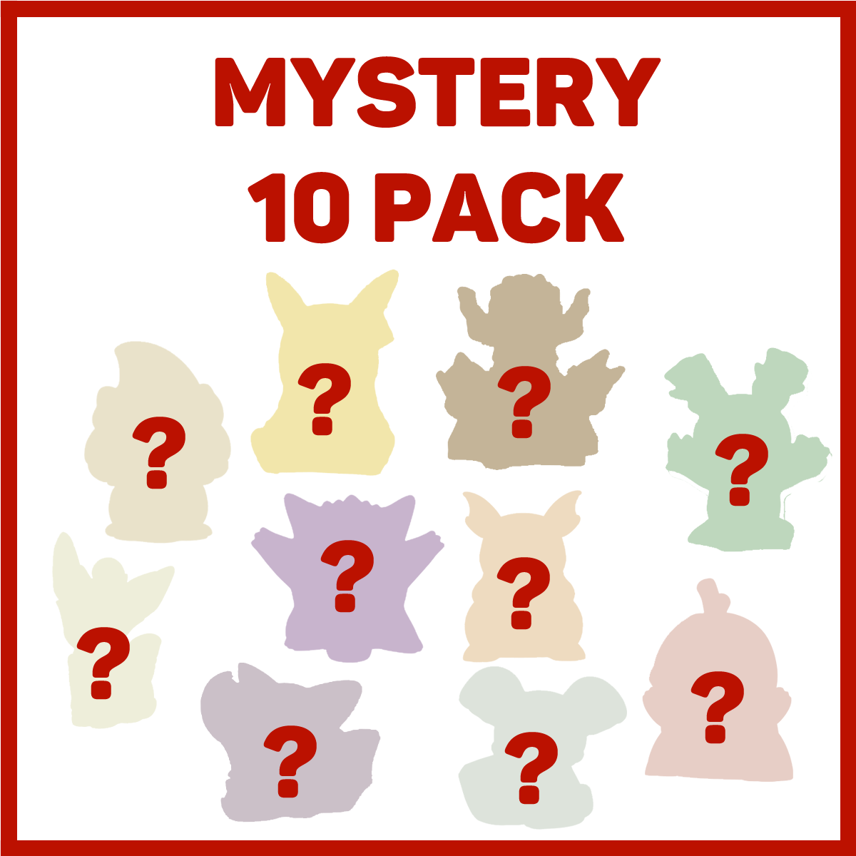 ?? Pokémon Mystery Figuren 10 Pack ??
