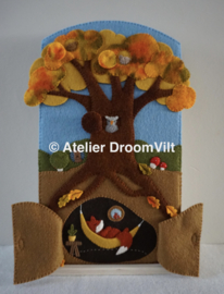 Patroonblad 'Herfst zoek mij!' (excl. houten standaard)