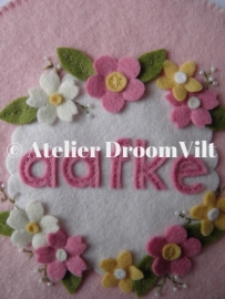 Viltpakket 'Naambordje bloem'