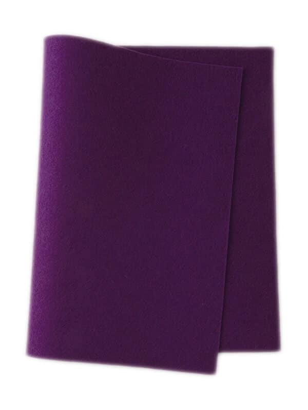 Wolvilt paars 20 x 30 cm