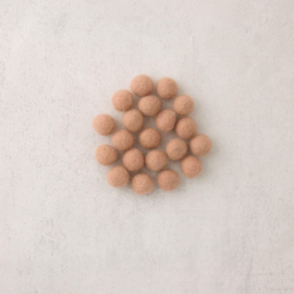 Viltkralen ⌀ 10 mm beige (per stuk)