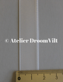 Grosgrain 16 mm wit (per meter)