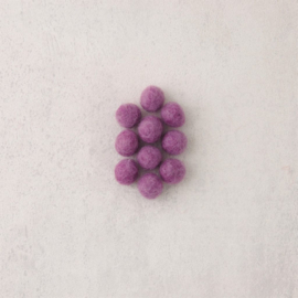 Viltkralen ⌀ 10 mm lavendel (per stuk)