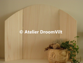 Houten drieluik (groot)