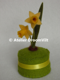 Patroonblad 'Speldenkussen narcis'