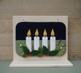 Patroonblad 'Seizoensbordje Advent'